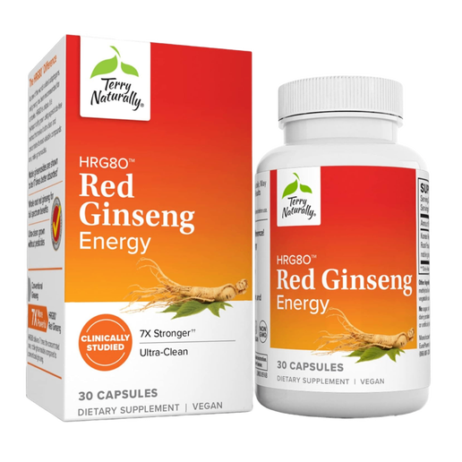 Terry Naturally - Red Ginseng Energy – 30 Capsules