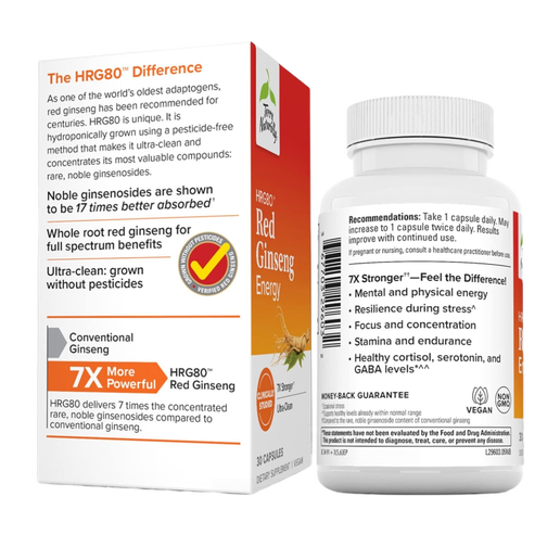 Terry Naturally - Red Ginseng Energy – 30 Capsules