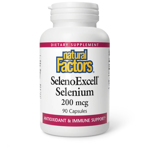 Natural Factors SelenoExcell Selenium - 200mcg - 90 capsules