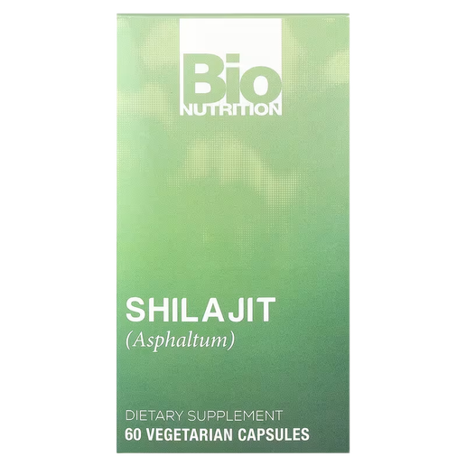 Bio Nutrition - Shilajit (Asphaltum) - 60 Vegetarian Capsules
