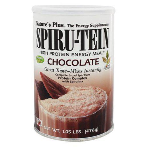 NaturesPlus - Spiru-tein Shake - Chocolate - 1.05 lbs