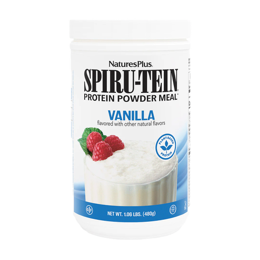 NaturesPlus Spiru-tein, Vanilla - 1.06 lbs - Spirulina Protein Powder
