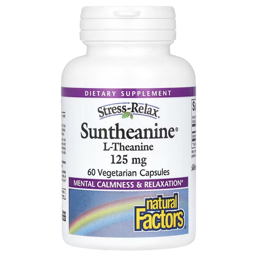 Natural Factors - Stress-Relax Suntheanine L-Theanine 125 mg - 60 caps