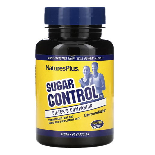 NaturesPlus Sugar Control Dieter's Companion - 60 Vegetarian Capsules