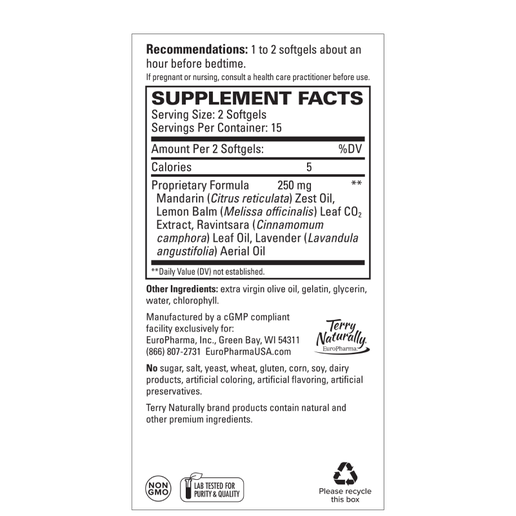 Terry Naturally - Terrific Zzzz -  30 Softgels