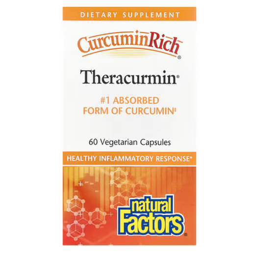 Natural Factors - CurcuminRich Theracurmin - 60 VCaps