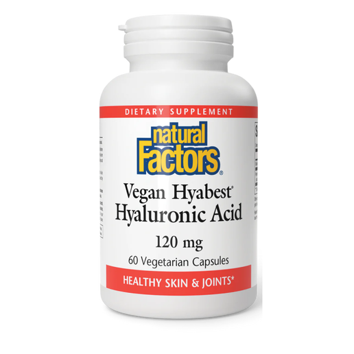 Natural Factors - Vegan Hyabest Hyaluronic Acid - 60 capsules