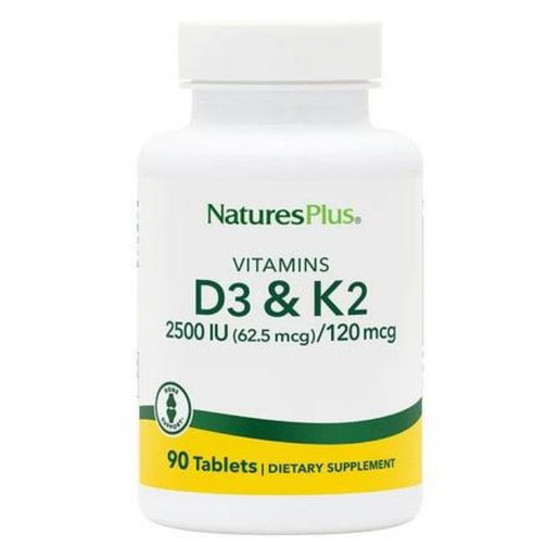 NaturesPlus Vit D3(2500 IU) with K2(120 mcg) 90 tablet
