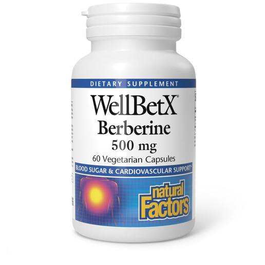 Natural Factors, WellBetx Berberine, 500 mg 120caps