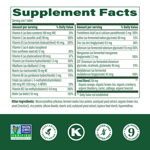 MegaFood - Women's 55+ One Daily Multivitamin -  60 tablets